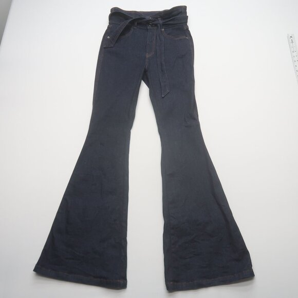 Veronica Beard Sheridan Exaggerated Flare Jean in Indigo Size 28 - Picture 4 of 14